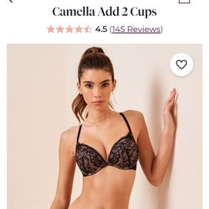 NWT - Camella Adds 2 Cups Bra